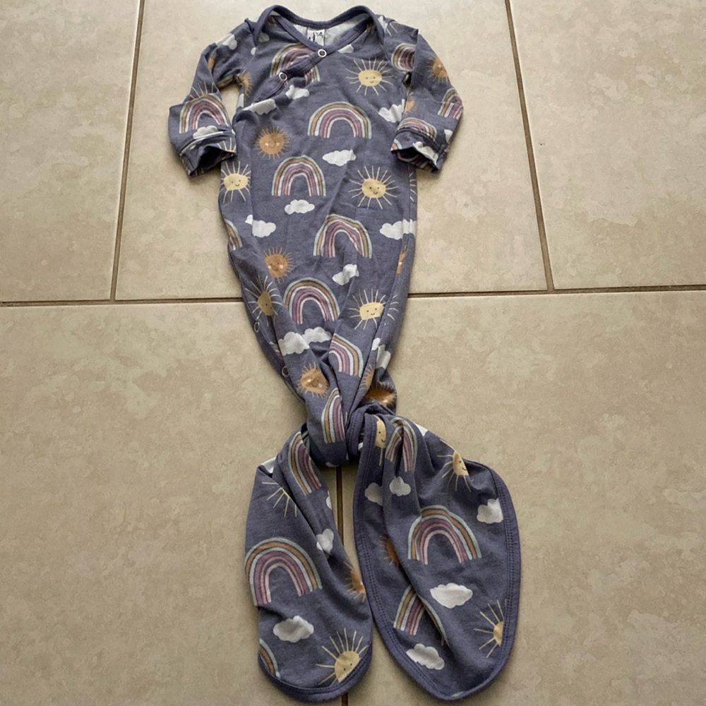 Baby Girl Knotted Gown